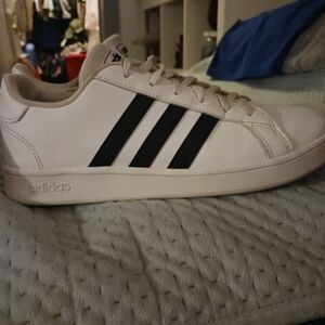 ADIDAS GRAND COURT SNEAKERS SHOES  WHITE / BLACK MENS